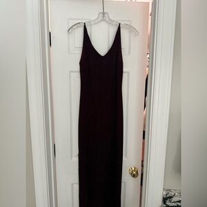 Burgundy glitter dress size 5/6